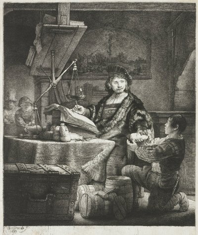 Jan Wtenbogaert, 1639 de Rembrandt van Rijn